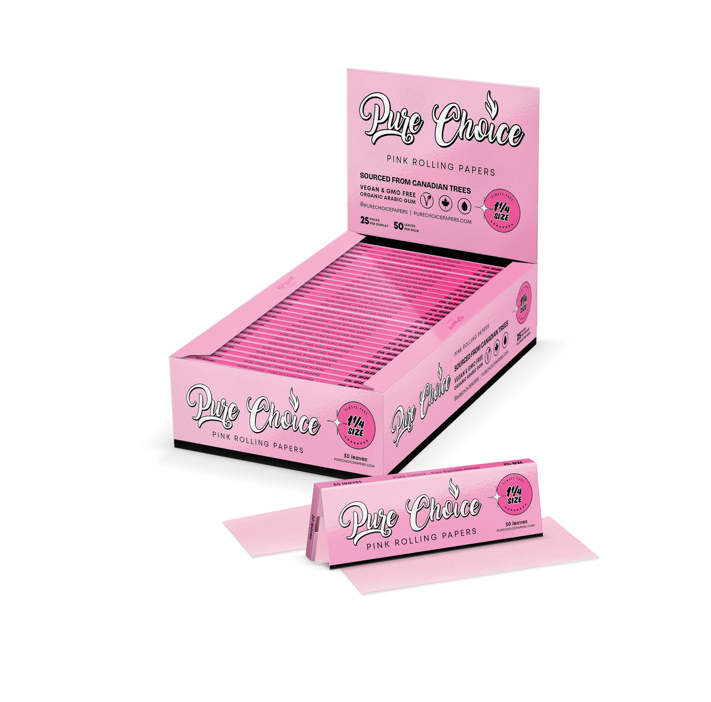 Pink Rolling Papers Single Pack